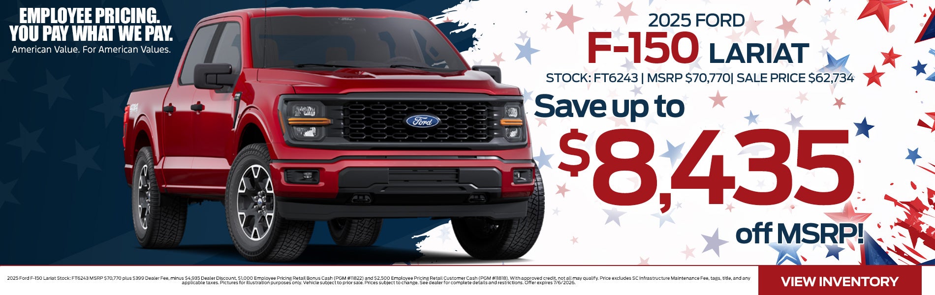 2025 Ford F-150 Lariat for Sale in Greenwood, SC