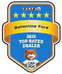 George Ballentine Ford Inc. is Carfax 2021 Top-Rated Dealer and CarGurus Top Rated Dealer of 2021