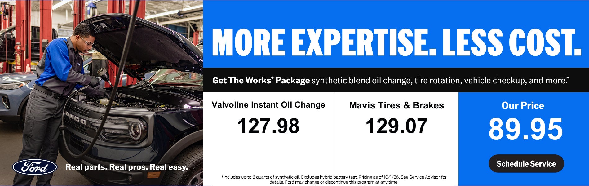More Expertise. Less Cost
