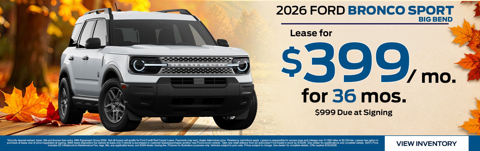2026 Ford Bronco Sport Outer Banks