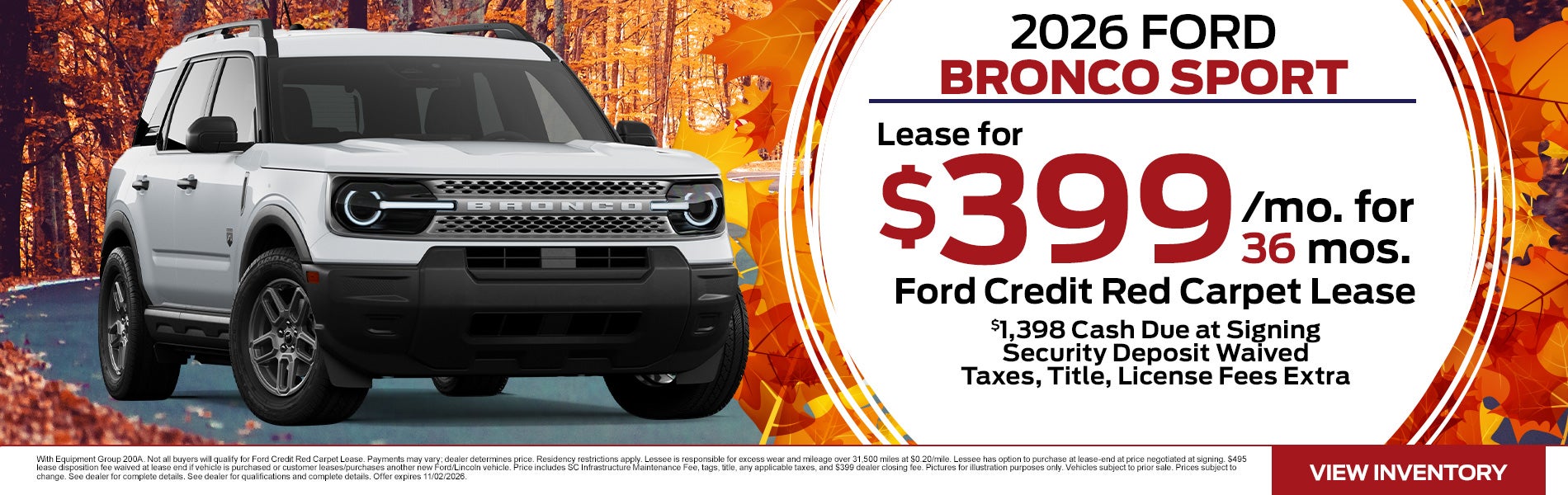 2026 Ford Bronco Sport 