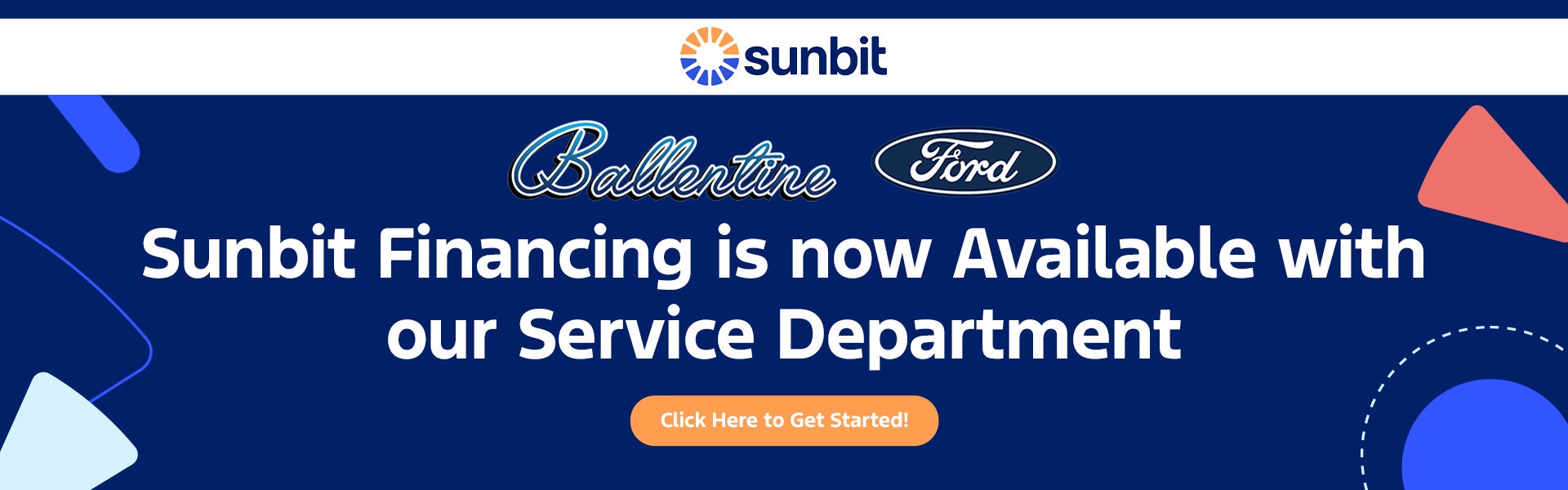 Sunbit Financing at Ballentine Ford