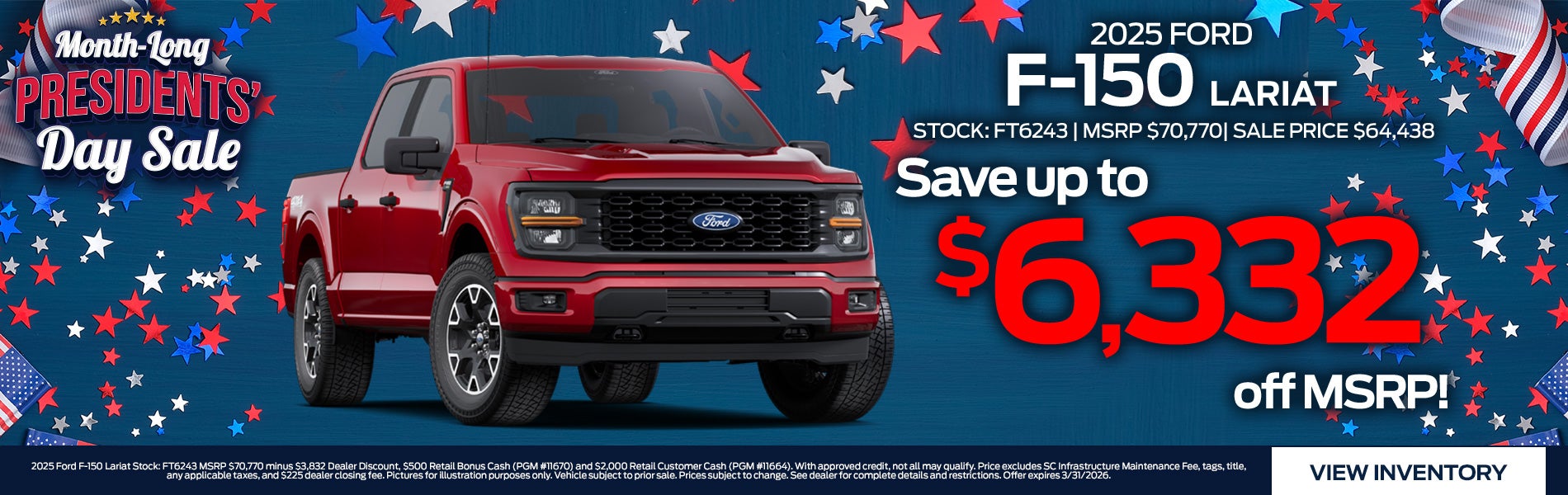 2025 Ford F-150 Lariat for Sale in Greenwood, SC