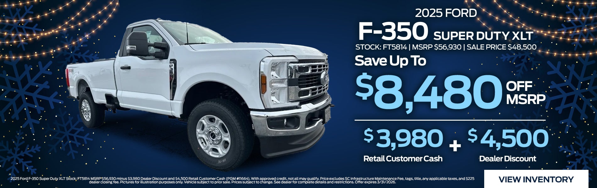 2025 Ford F-350 Super Duty XLT for Sale in Greenwood, SC