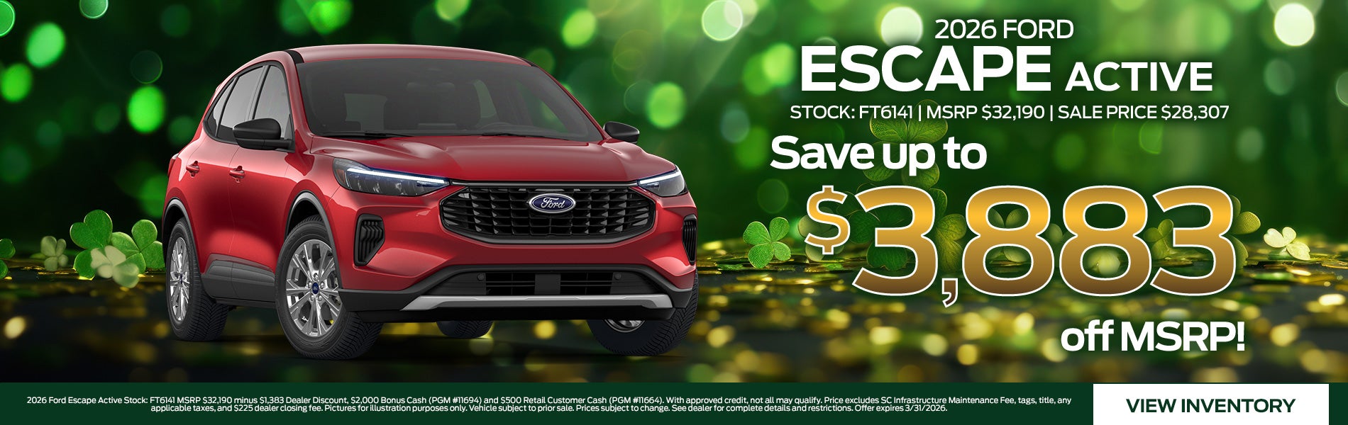 2026 Ford Escape Active for Sale in Greenwood, SC