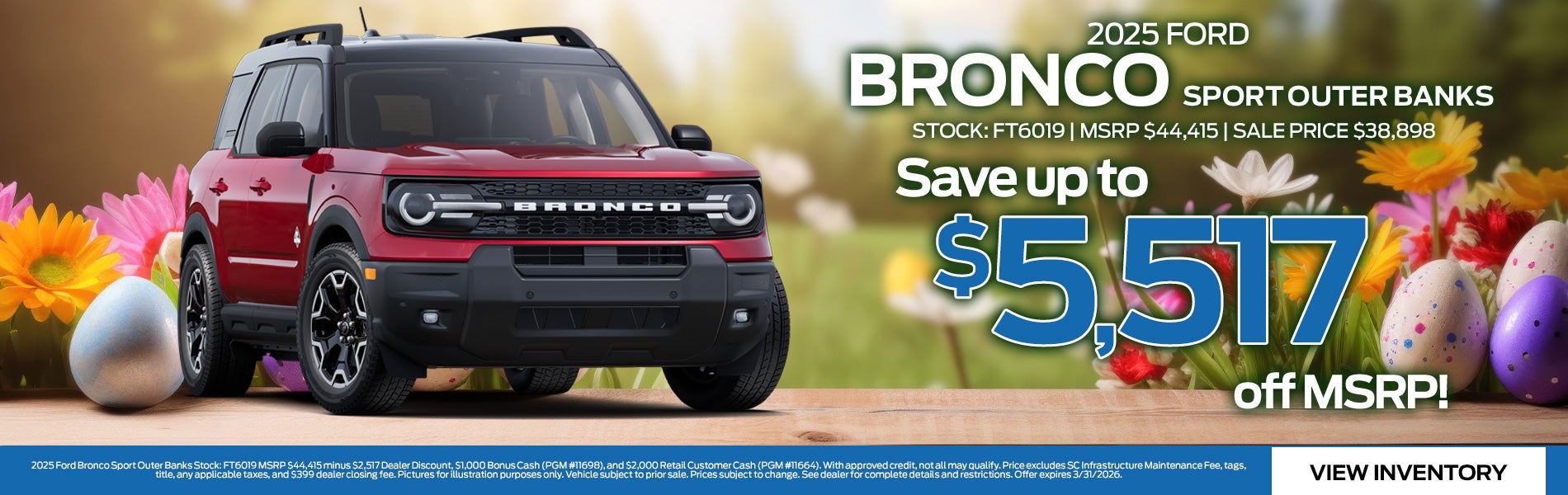 2025 Ford Bronco Sport Outer Banks for Sale in Greenwood, SC