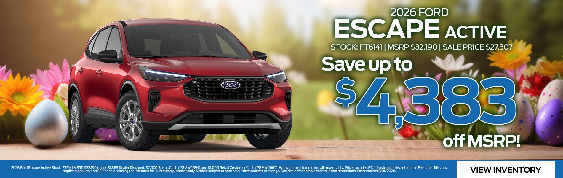 2026 Ford Escape Active for Sale in Greenwood, SC