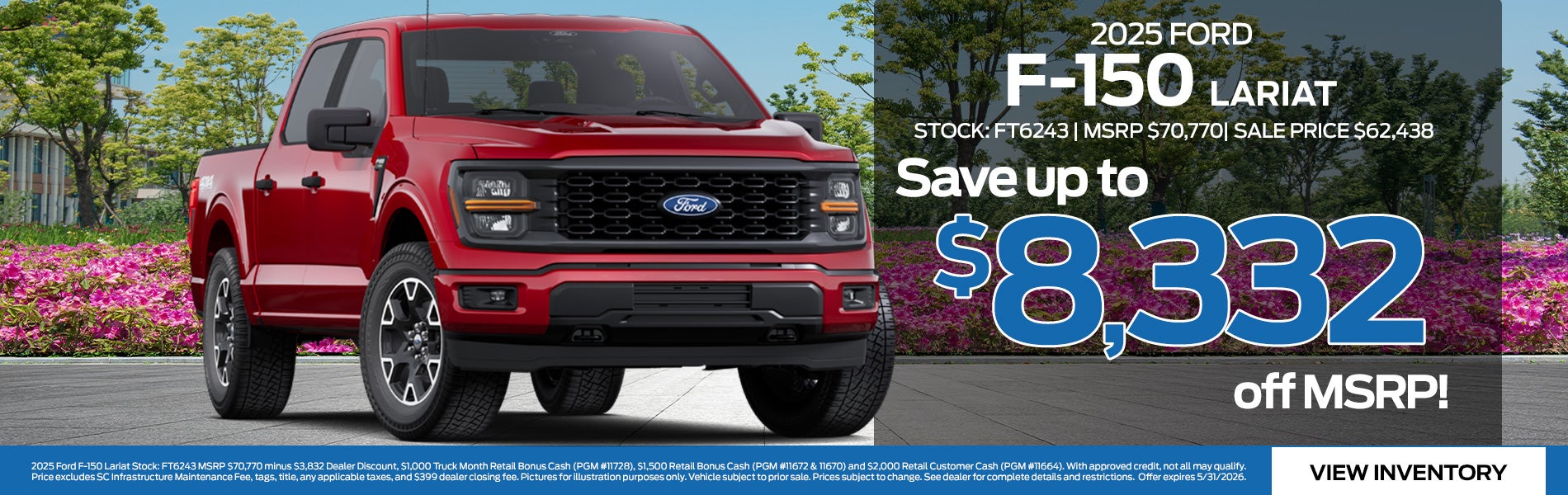 2025 Ford F-150 Lariat for Sale in Greenwood, SC