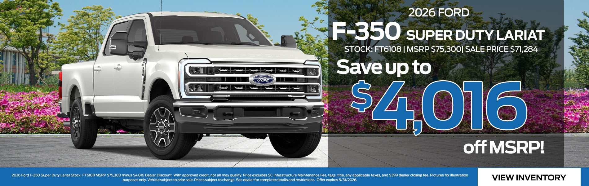 2026 Ford F-350 Super Duty Lariat for Sale in Greenwood, SC